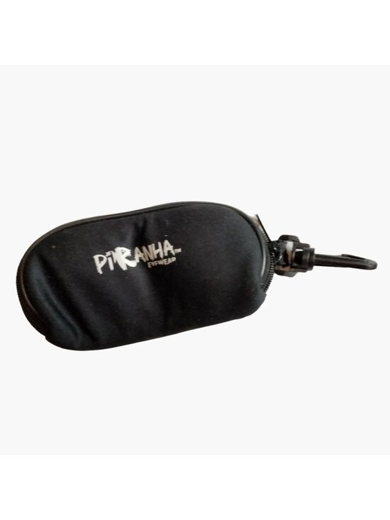 Piranha Other - Piranha Eyeglass Case Black Microfiber Eyewear Bag Sunglass Care Zipper